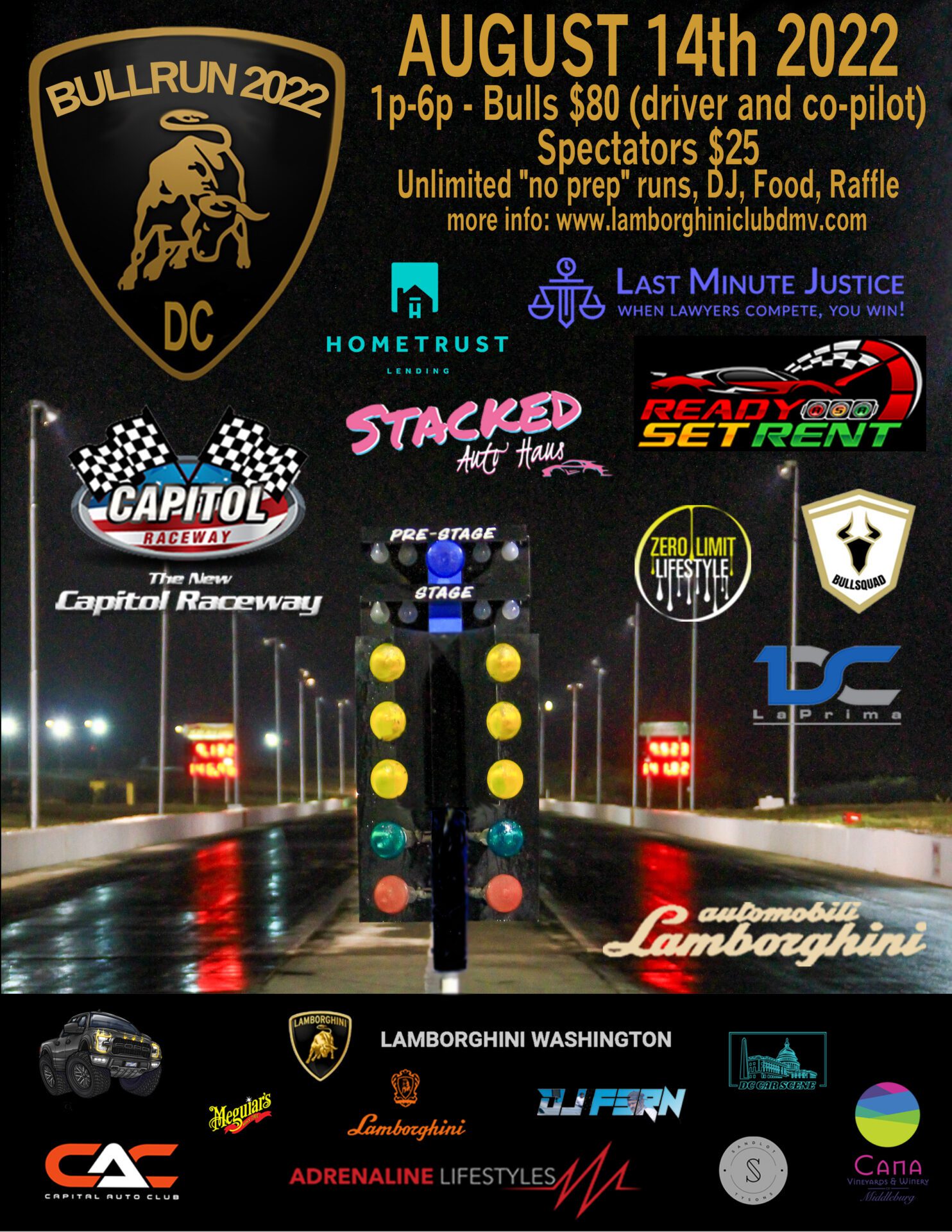Race Flyer and information on poster