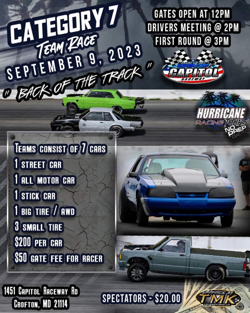 Drag Racing Track in Crofton, MD | Capitol Raceway