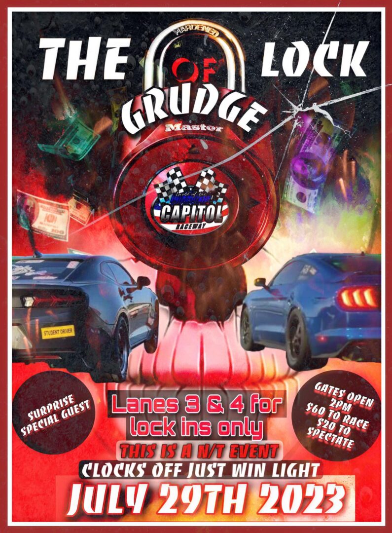 The of Guide Lock Capitol Raceway poster